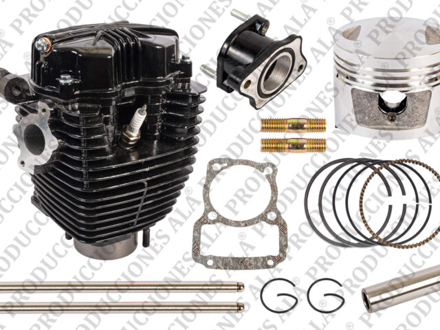 cabezal completo negro