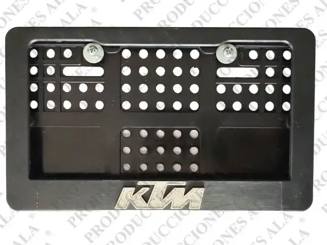 porta placa pvc ktm moto
